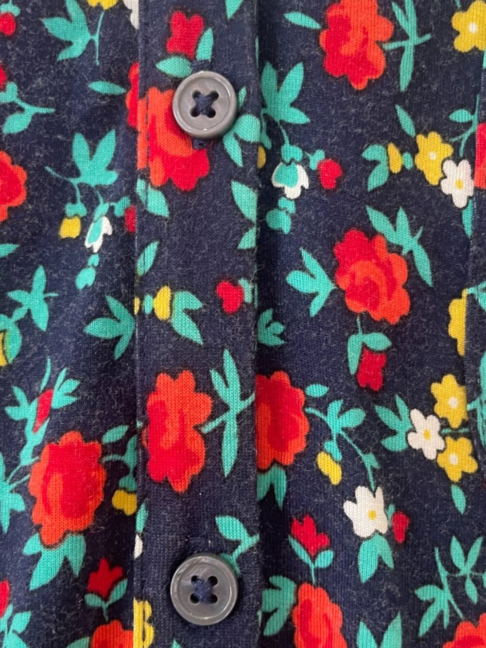 Lands' End women's floral-print tunic Button Up Size 2X 20W-22W - Picture 5 of 8